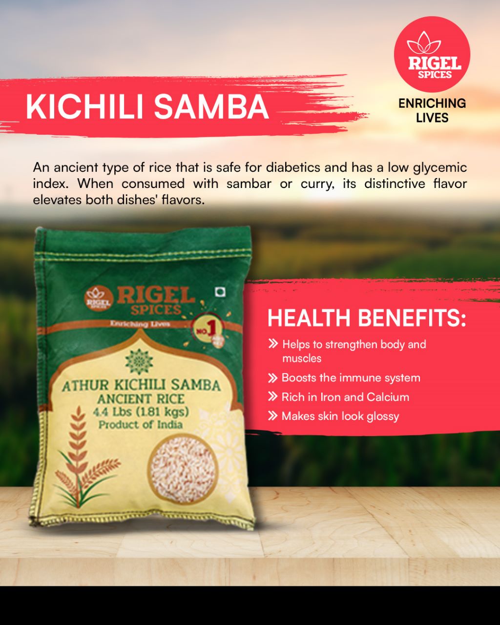 Athur Kichili Samba Rice