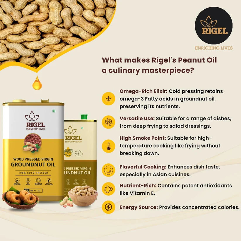 Cold Pressed Groundnut Oil 5L
