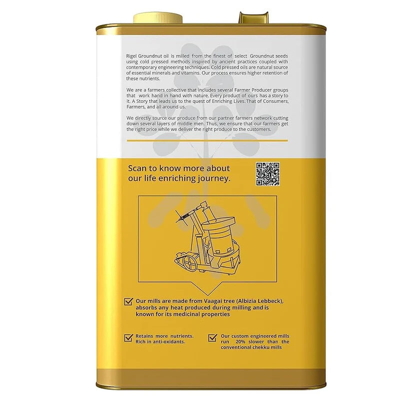 Cold Pressed Groundnut Oil 5L