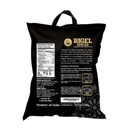 Karuppu Kavuni Rice - 4 Lbs